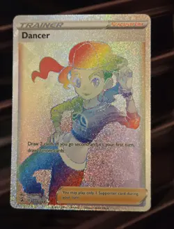 Dancer 274/264 Pokemon Fusion Strike SWSH08 Secret Rare Holofoil - Image 1