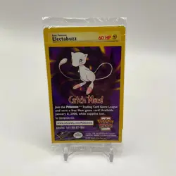 Electabuzz Pokemon Black Star Promo WB Promo Sealed (Mew Filler) - Image 1
