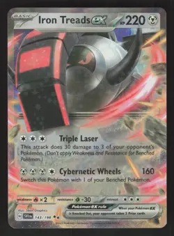Iron Treads ex 143/198 Pokemon SV01: Scarlet & Violet Base Set - Image 1