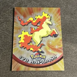 2000 Topps Pokemon TV Series 2 Rapadash Foil (Blue Logo) LP - Image 1