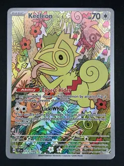 Kecleon 213/191 Pokemon TCG 2024 Illustration Rare Holo Surging Sparks NM - Image 1