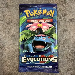Pokemon TCG: XY - Evolutions - Factory-Sealed Booster Pack Venusaur art - Image 1