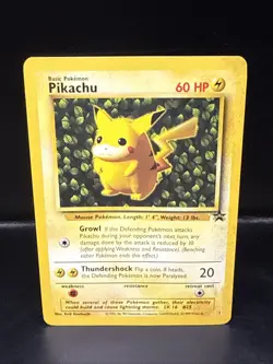 Pokemon TCG Pikachu Wizards Black Star Promos Rare Pokemon BM - Image 1