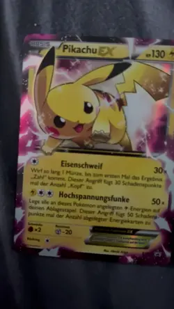 Pikachu EX XY84 Black Star Promo (Holo Rare) (German Version) - Image 2