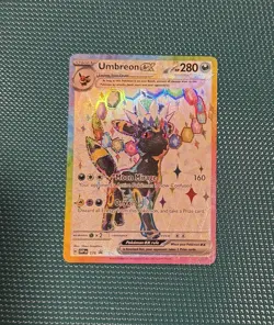 Pokemon TCG Prismatic Evolutions - Umbreon EX 176 Black Star Promo - Image 1