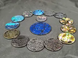 Lot Of 15 Pokemon Collectible Coins Pikachu Charizard assorted Sizes, Colors - Image 2