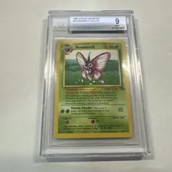 BGS 9 - Pokemon Card - Jungle 29/64 - VENOMOTH (rare) - MINT Regular - Image 1