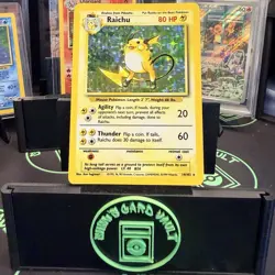 Raichu #14 Holo Rare Pokemon TCG 1999 Base Set Unlimited *MINT* - Image 1