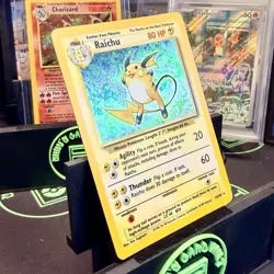 Raichu #14 Holo Rare Pokemon TCG 1999 Base Set Unlimited *MINT* - Image 2