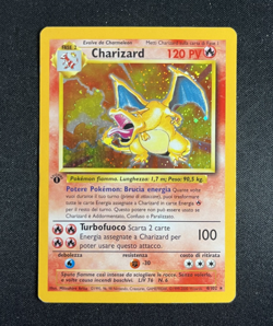 Pokemon Charizard 1st edition ITALIAN Base Set 4/102 - Image 1
