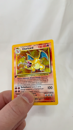 Pokemon Charizard 1st edition ITALIAN Base Set 4/102 - Image 2