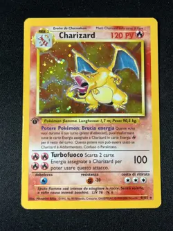 Pokemon Charizard 1st edition ITALIAN Base Set 4/102 - Image 4