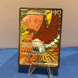 Ethan's Ho-Oh EX 209/182 Pokemon Destined Rivals Ultra Rare Full Art Holo - Image 1