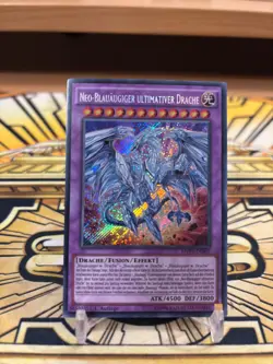 Yugioh Neo-Blauaugiger ultimativer Drache Secret Rare MVP1-DES01 - Image 1