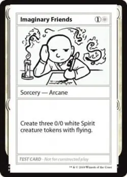 Imaginary Friends (2021 Edition) [Mystery Booster Playtest Cards] Near Mint - Image 1