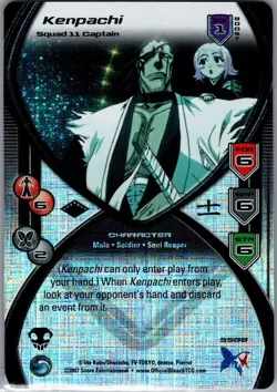 Kenpachi Squad 11 Captain Character Card - Bleach TCG Shonen Jump - Holo Foil NM - Image 1