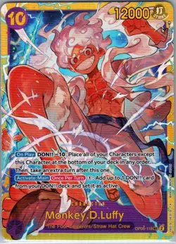 Monkey.D.Luffy OP05-119 SEC English Awakening the New Era - One Piece Card - NM - Image 1