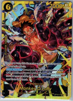 Monkey.D.Luffy OP10-118 SEC English Royal Blood - One Piece Card - NM - Image 1