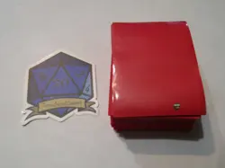 x95 Matte Red Ultra Pro Deck Protector Card Sleeves TexasNerdGames - Image 1