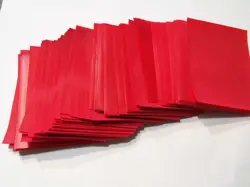 x95 Matte Red Ultra Pro Deck Protector Card Sleeves TexasNerdGames - Image 2