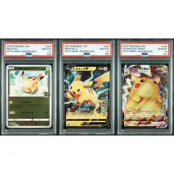PSA 10 Pikachu 003 005 006 V VMAX 25th Golden Box Seq Pokemon Card Japanese 2021 - Image 1