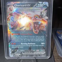 Pokemon TCG Charizard EX Obsidian Flames Holo Ultra Rare Card 054/091 - Image 1