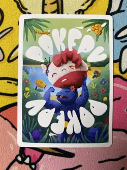 Pokepu v2 - Paulina (Poliwrath) 24/77 - Derpy Pokemon Parody / Fan Art Card - Image 2