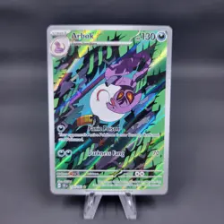 Pokemon TCG Arbok 176/162 Temporal Forces Illustration Rare Card NM Condition - Image 1