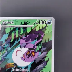 Pokemon TCG Arbok 176/162 Temporal Forces Illustration Rare Card NM Condition - Image 5