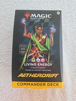 MTG Living Energy AETHERDRIFT Commander Deck Magic The Gathering SEALED BOX 🔥 - Image 1