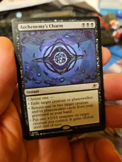 MTG - Edge of Eternites - Archenemy's Charm - NM - NF - Image 1