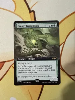 Canopy Gargantuan (Extended Art) Commander: Tarkir: Dragonstorm Regular - Image 1