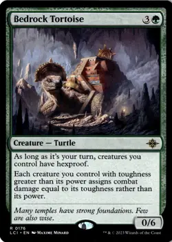 Bedrock Tortoise R The Lost Caverns of Ixalan 176 NM - Image 1