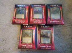 Ikoria Commander 2020 SEALED Set of 5 Decks, English, MTG Magic the Gathering - Image 1