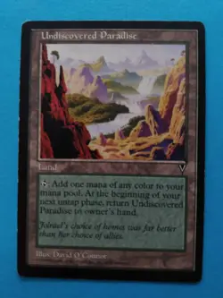 🌄Undiscovered Paradise🌄 Visions | Vintage MTG Revised 7th Edition | LP - Image 1