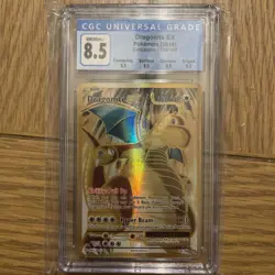 Dragonite EX Pokemon 2016 Evolutions-106/108 Full Art Holo CGC NM/Mint+ 8.5 - Image 1