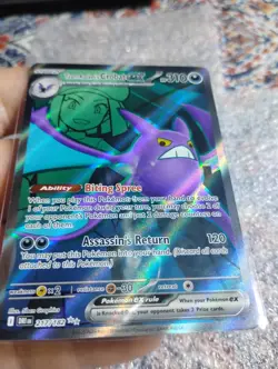 Pokemon Team Rockets Crobat EX 217/182 Ultra Rare Full Art Near Mint Condition - Image 2
