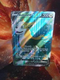 Pokemon TCG - Boltund V 181/192 Full Art - HOLO - Rebel Clash - LP condition ✅ - Image 2
