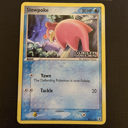 Pokemon Slowpoke Reverse Holo Stamped #83/113 EX Delta Species 2005 English - Image 1