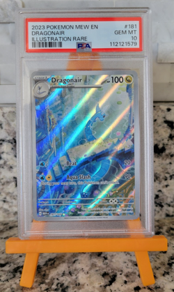 2023 Pokemon Mew EN-151 #181 - Dragonair - Illustration Rare - PSA GEM MINT 10 - Image 1