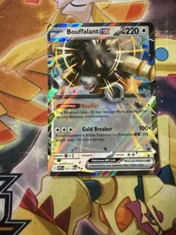 Pokemon TCG White Flare 077/086 - Bouffalant ex - Holofoil Double Rare NM - Image 1