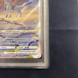 2023 POKEMON SWORD & SHIELD CROWN ZENITH #GG40 FULL ART/GLACEON VSTAR PSA 9 - Image 4