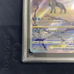 2023 POKEMON SWORD & SHIELD CROWN ZENITH #GG40 FULL ART/GLACEON VSTAR PSA 9 - Image 5