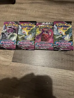 4x Pokemon TCG Fusion Strike Booster Packs 820650809163 - Image 1