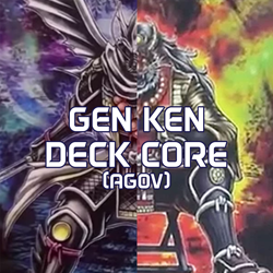 YuGiOh 3x Gen the Diamond Tiger, 3x Ken the Warrior Dragon Deck Core Bundle AGOV - Image 1