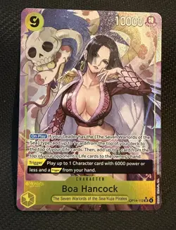 One Piece TCG OP-14 Boa Hancock SR OP14-112 Parallel The Azure Sea’s Seven NM/M - Image 1