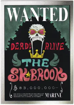 One Piece Epic Journey TCG - 134 - Wanted Poster - Brook - Image 1