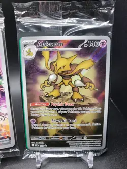 Pokemon TCG Sealed ETB Promo Card Lot Eevee 173 Wobbuffet 203 Alakazam 009 - Image 4