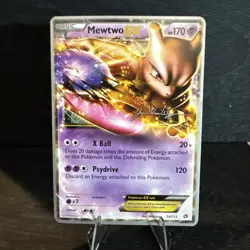 Pokemon Mewtwo Ex 54/113 Card Rare Non Holo Trading World Championships 2015 - Image 1