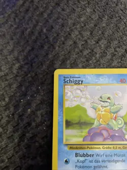 Squirtle Schiggy 63/102 Base Set German Pokemon Card Vintage 1999 - Image 2